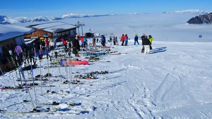 Austria - Kanzelhohe - ob�z narciarski