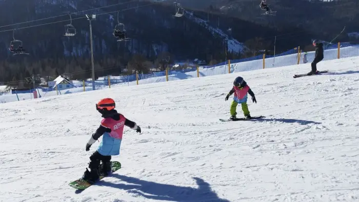 Krynica-Zdr�j - ob�z snowboardowy