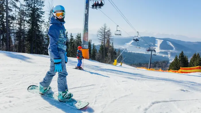 Krynica-Zdr�j - ob�z snowboardowy