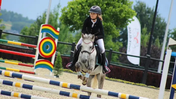 Zakrz�w - ob�z hobby horse z jazd� konn�