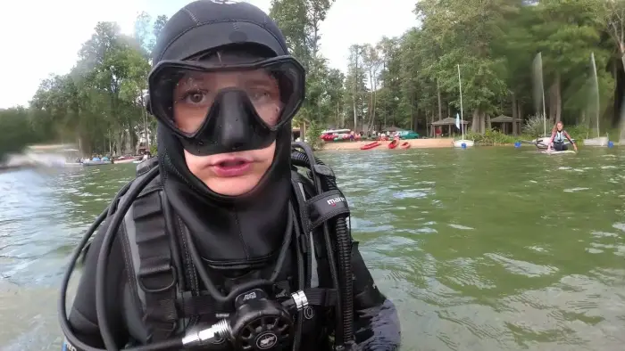 Czaplinek - ob�z nurkowy