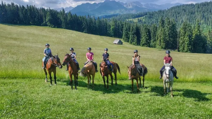 Bukowina Tatrza�ska - ob�z jazdy konnej