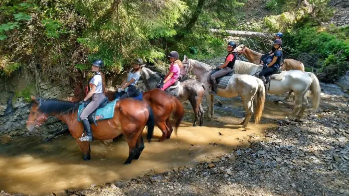Bukowina Tatrza�ska - ob�z jazdy konnej
