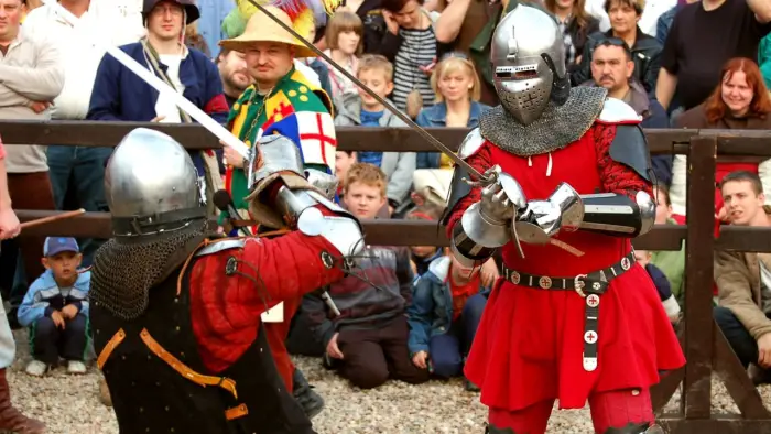 Byczyna - ob�z rycerski