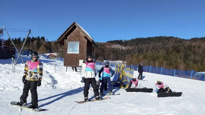 Szczyrk - ob�z snowboardowy