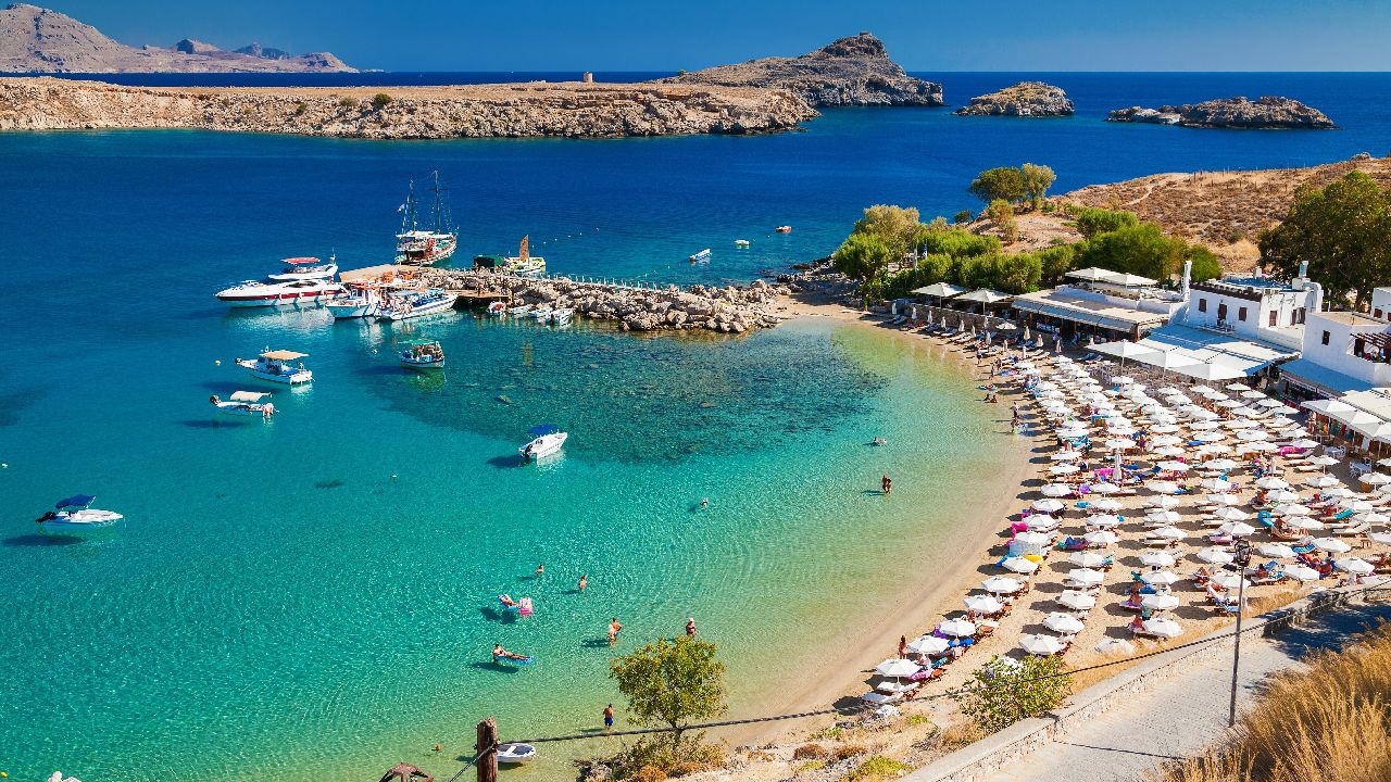 Grecja - Rodos - ob�z j. angielski all inclusive - wylot z Krakowa, Warszawy