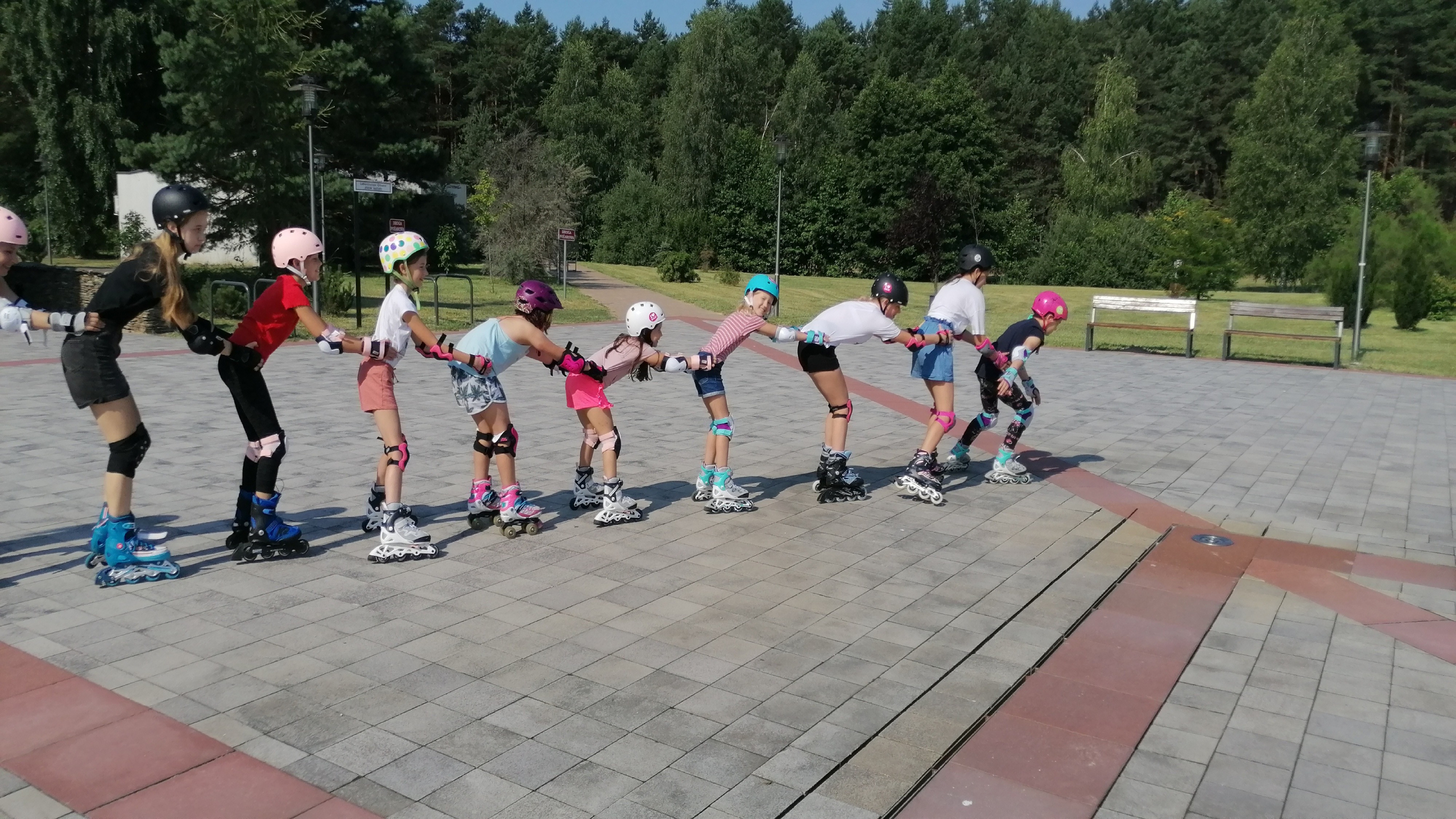 Jan�w Lubelski - ob�z rolkowy